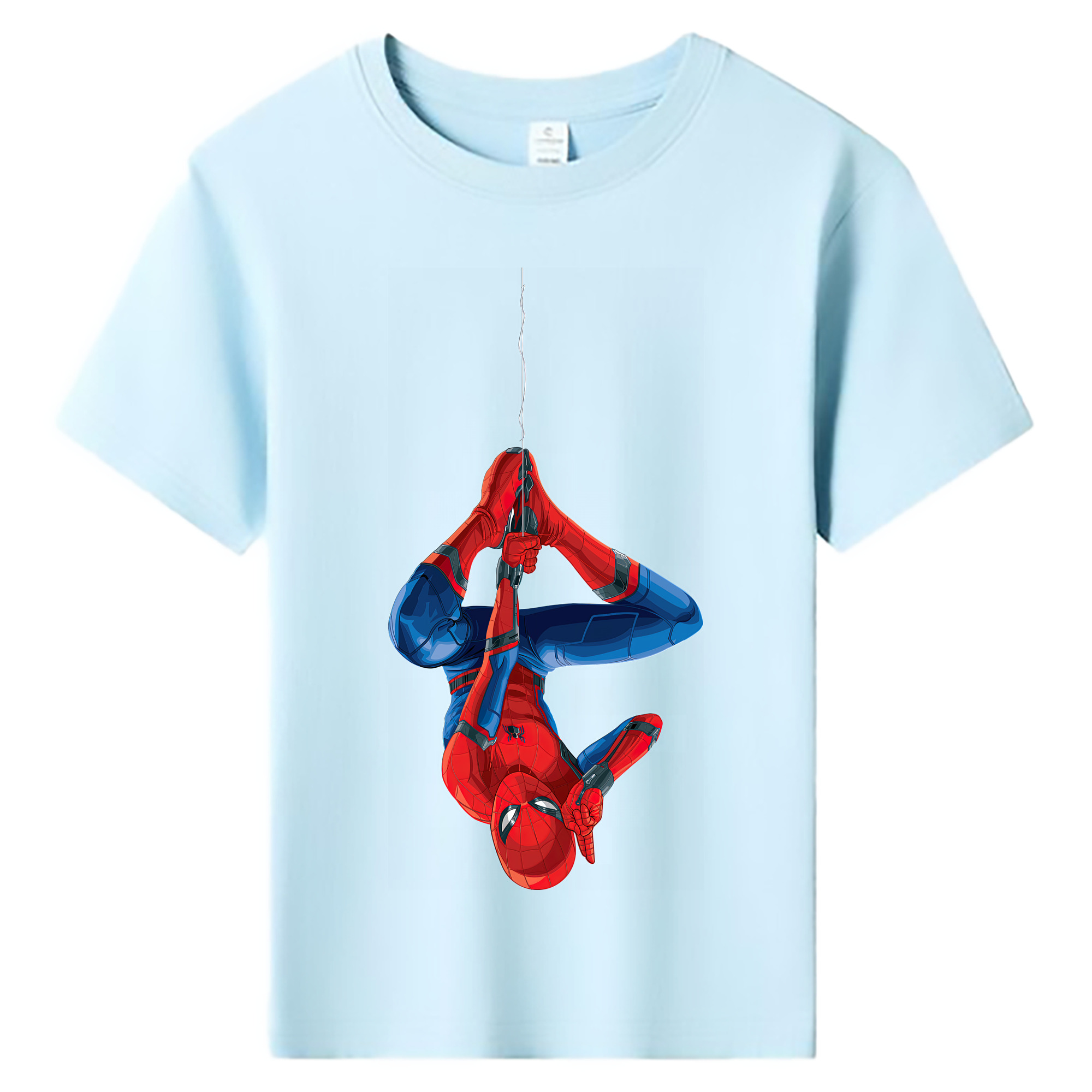（画像用） Spider Man スパイダーマン 綿100％キッズTシャツ（フロントプリント）